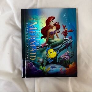 Disney The Little Mermaid Diamond Edition Book, Blue Ray & DVD